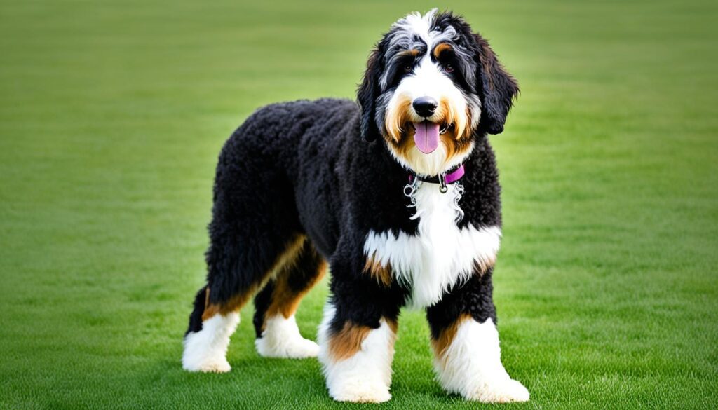 Bernedoodle coat types