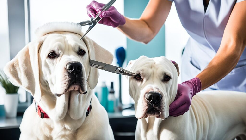 Dogo Argentino grooming