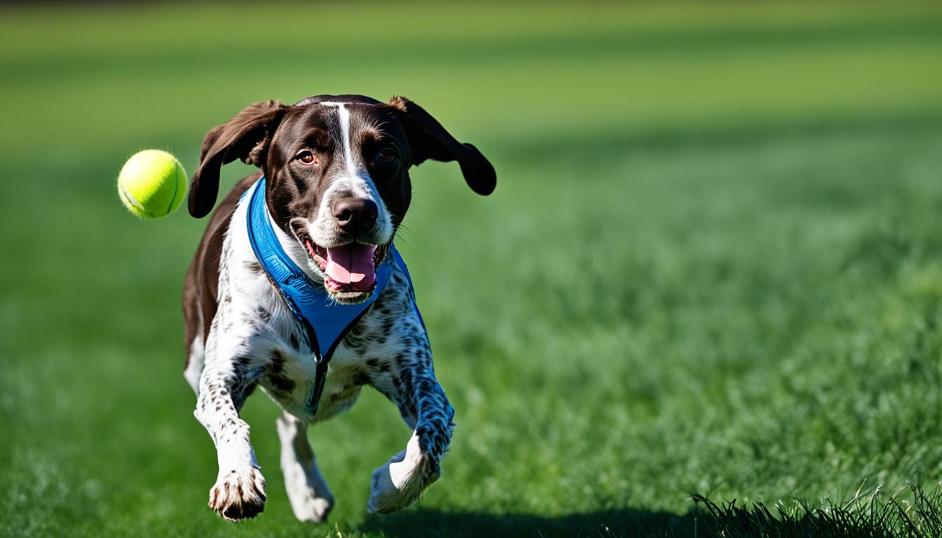 German Shorthaired Pointer Mix (e.g., Pointer x Labrador Retriever)