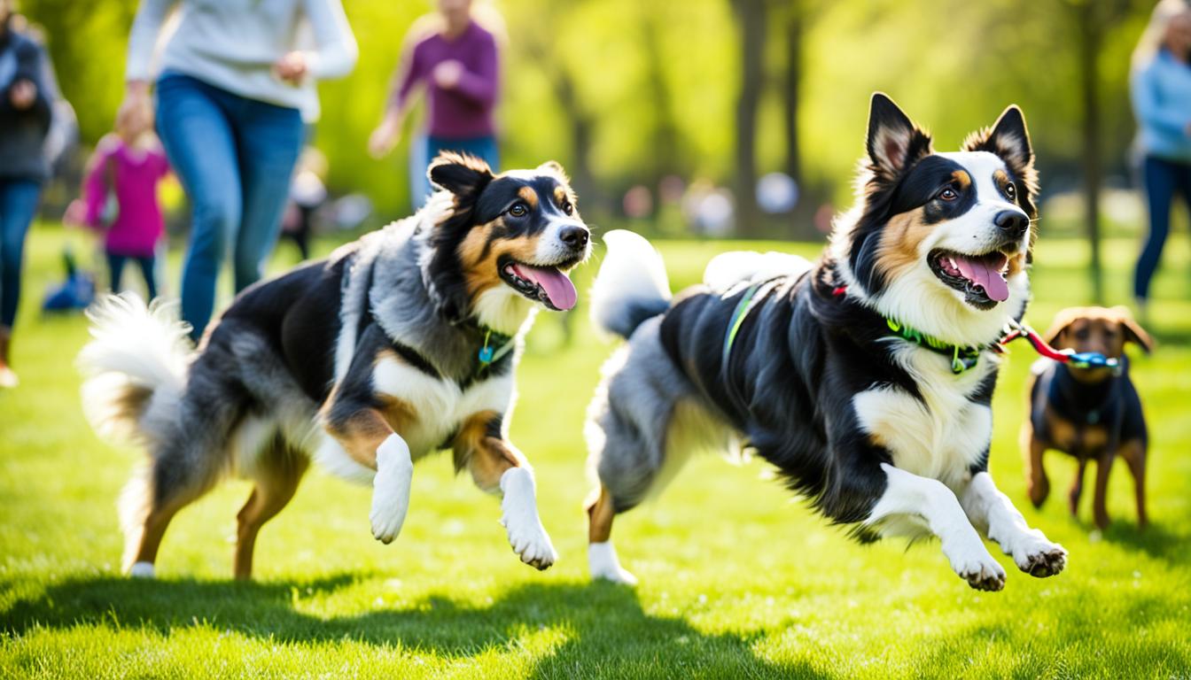 Moderate-energy dog breeds for active families