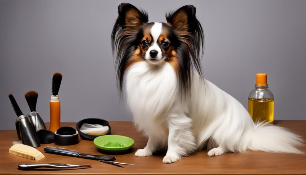 Papillon grooming