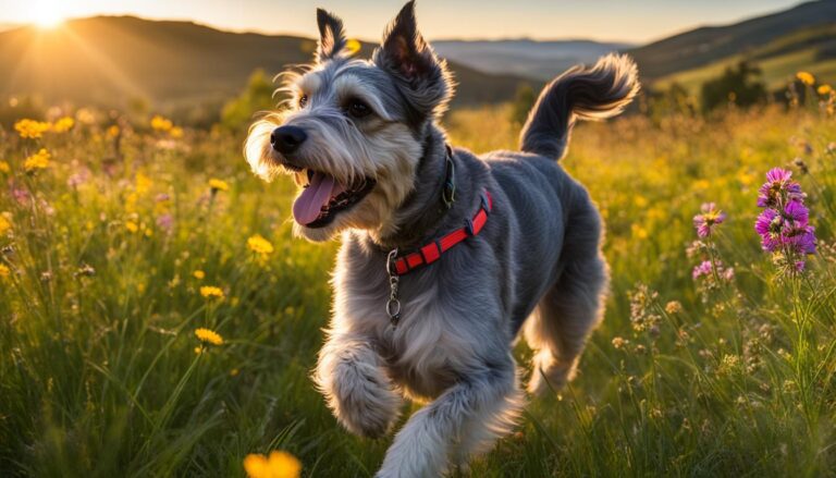 Schnauzer Mix (e.g., Miniature Schnauzer x Beagle)