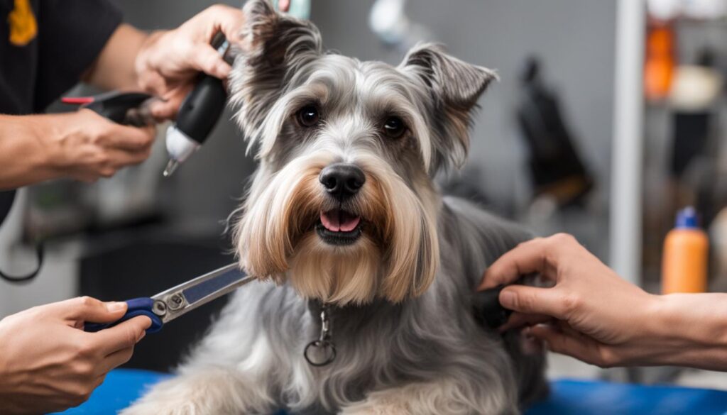 Schnauzer Mix grooming