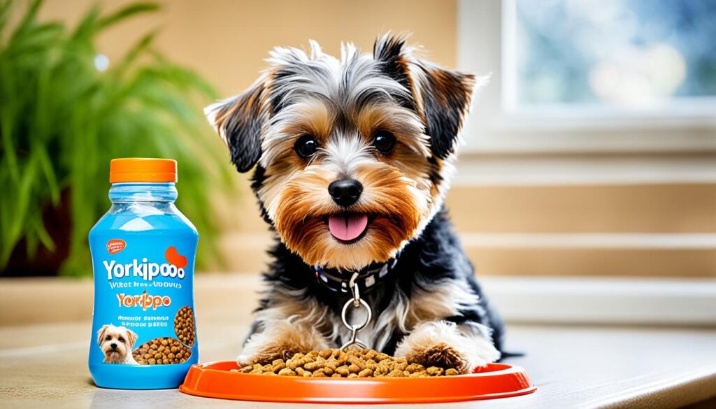 Yorkiepoo Feeding