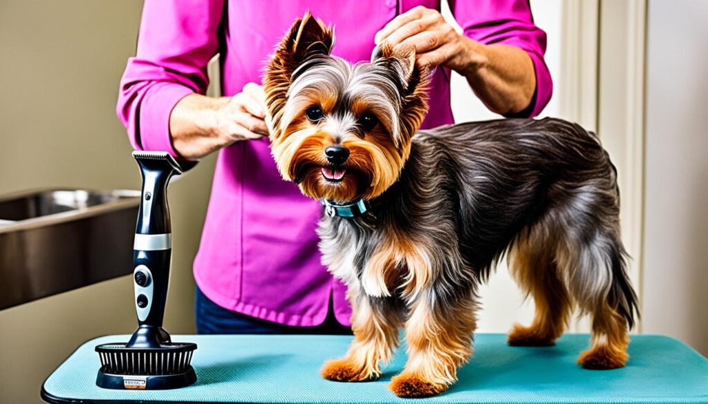 Yorkiepoo grooming