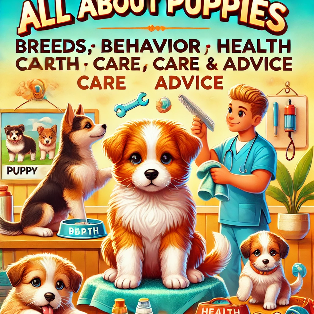 All About Puppies: Breeds, Behavior, Health, Care, and Advice