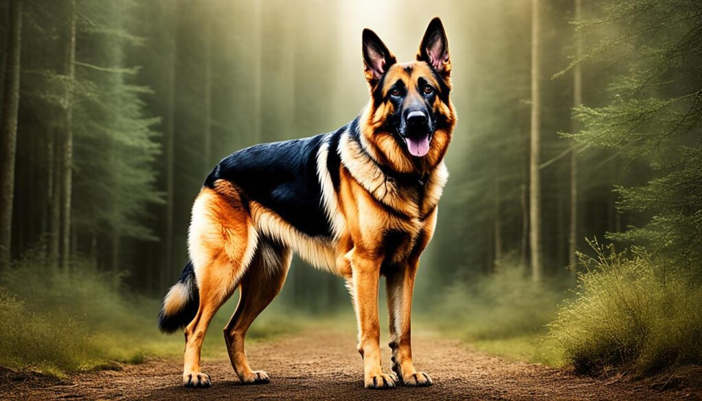 german shepherd size and appearance