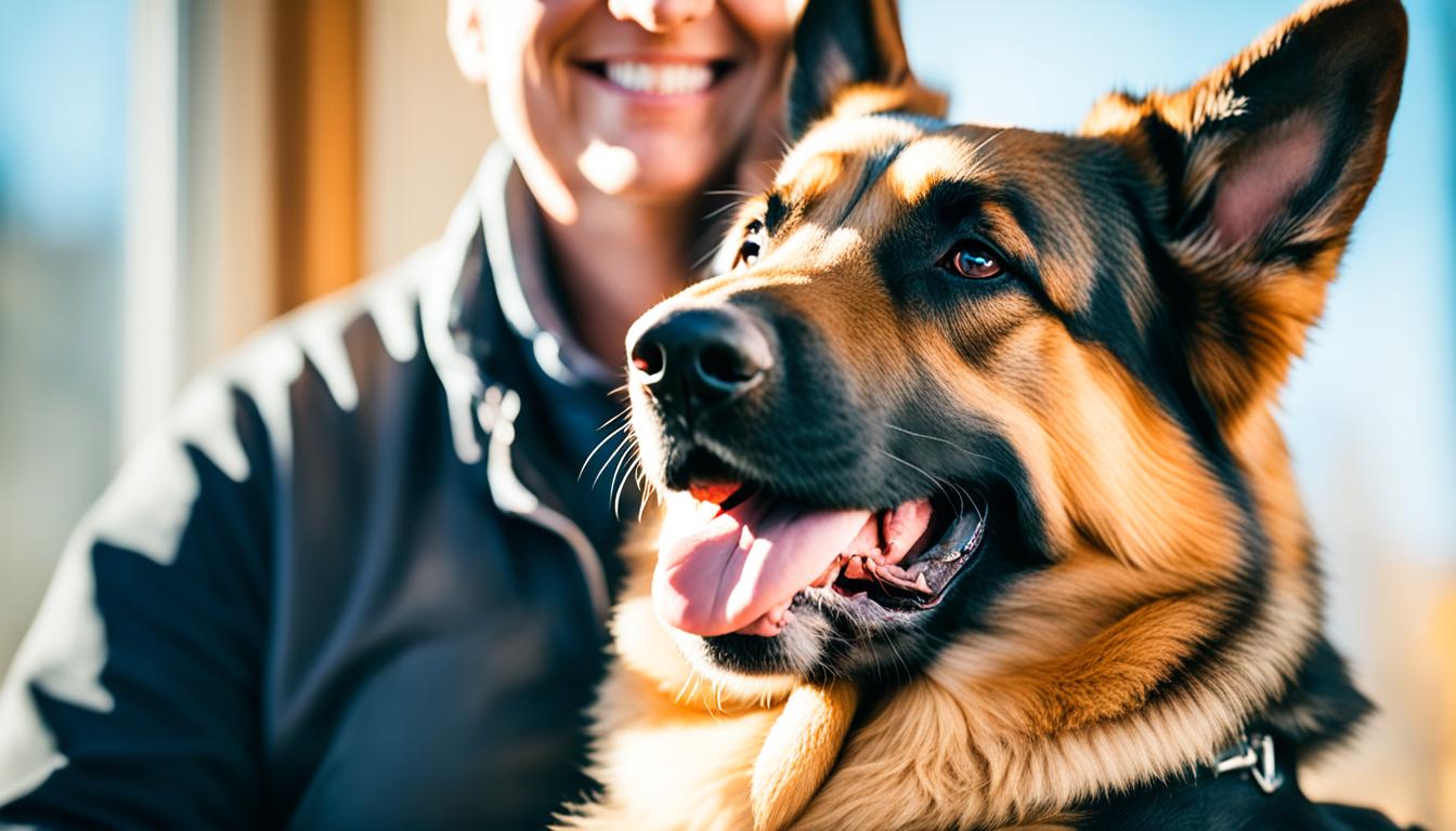 german shepherd when pregnant