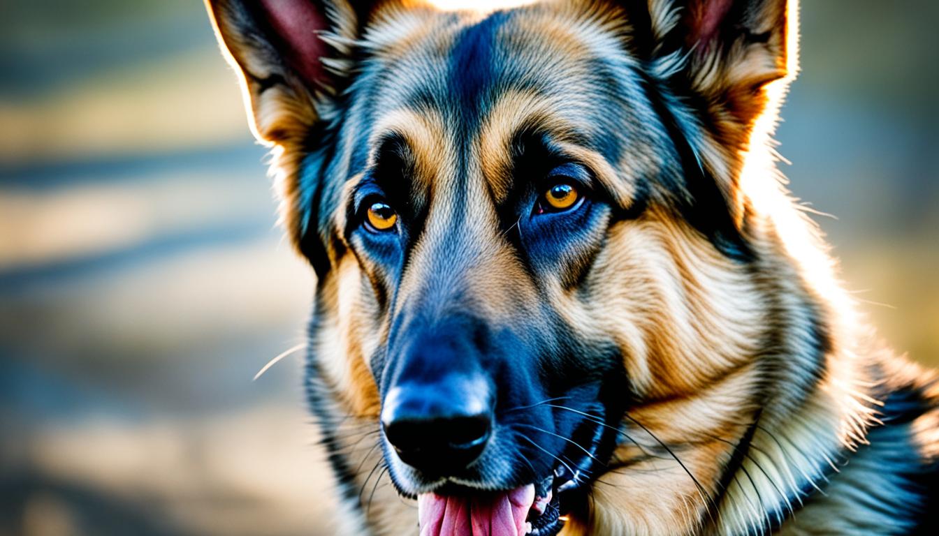 german shepherd whiskers