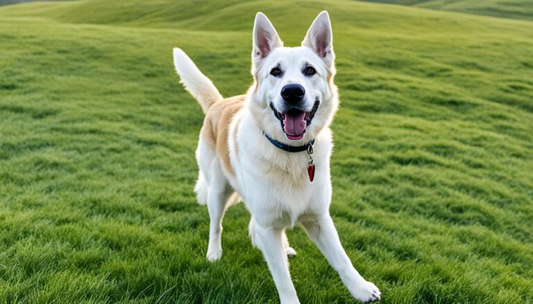 german shepherd white lab mix