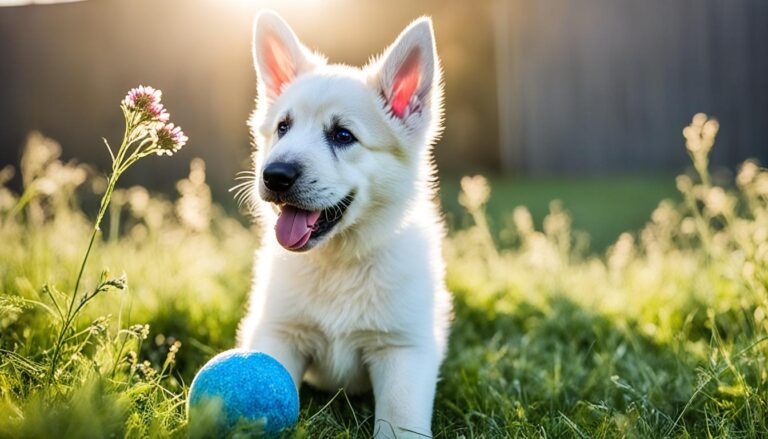 german shepherd white puppy