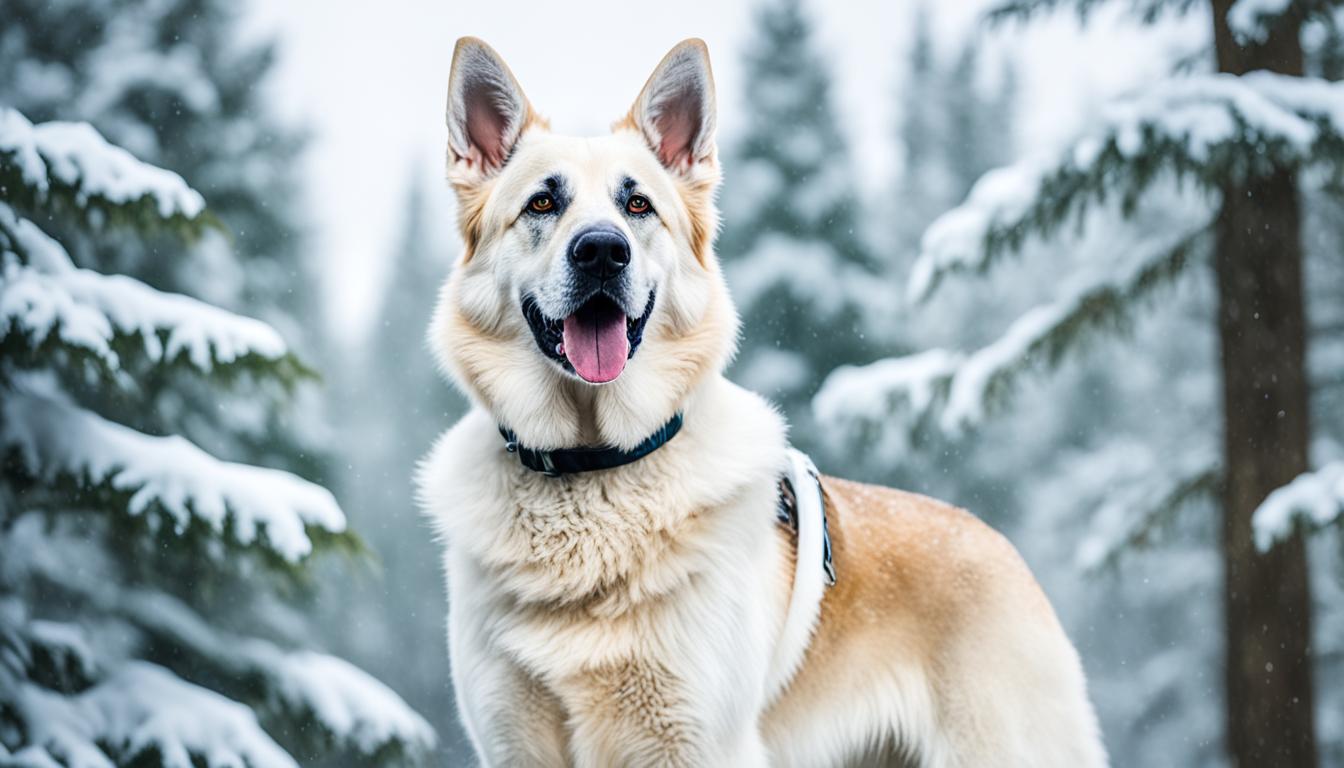 german shepherd white