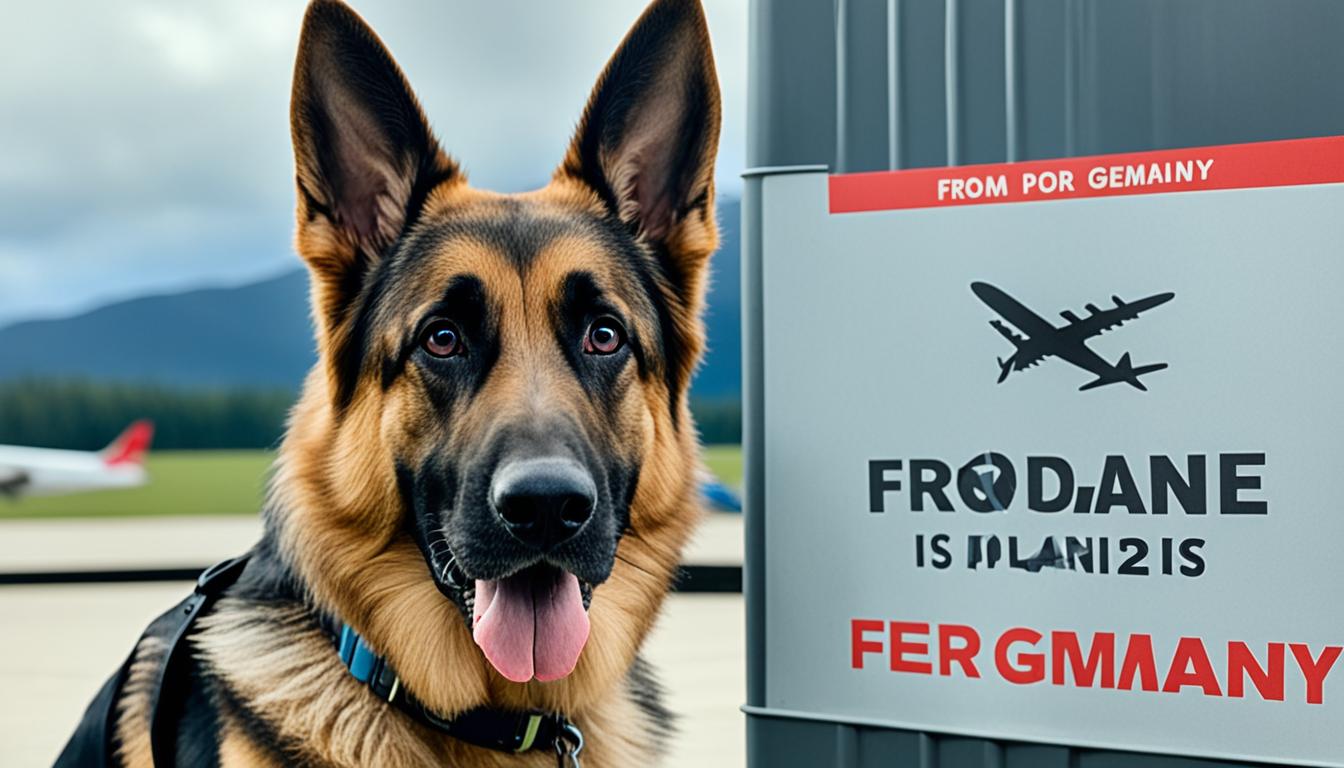 how to get a german shepherd from germany