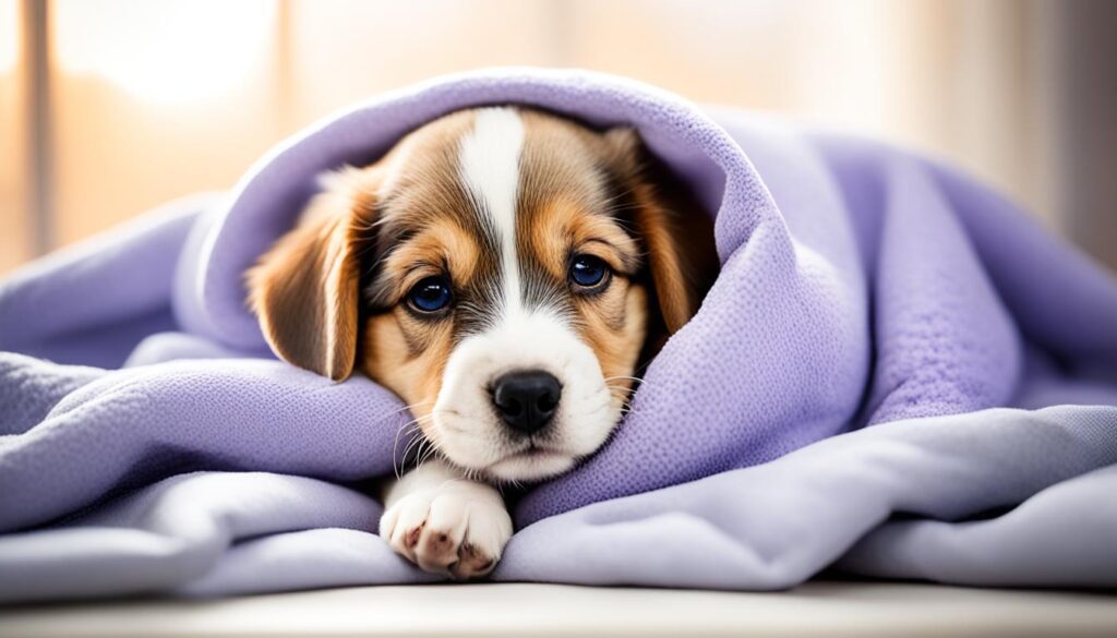 peaceful puppy