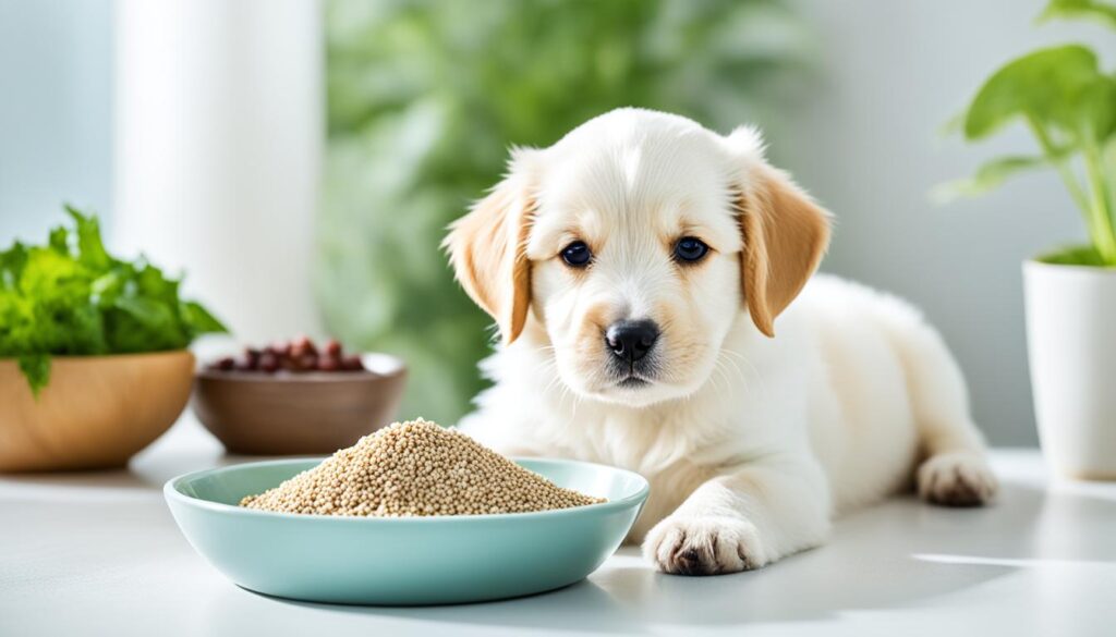 quiet puppy food