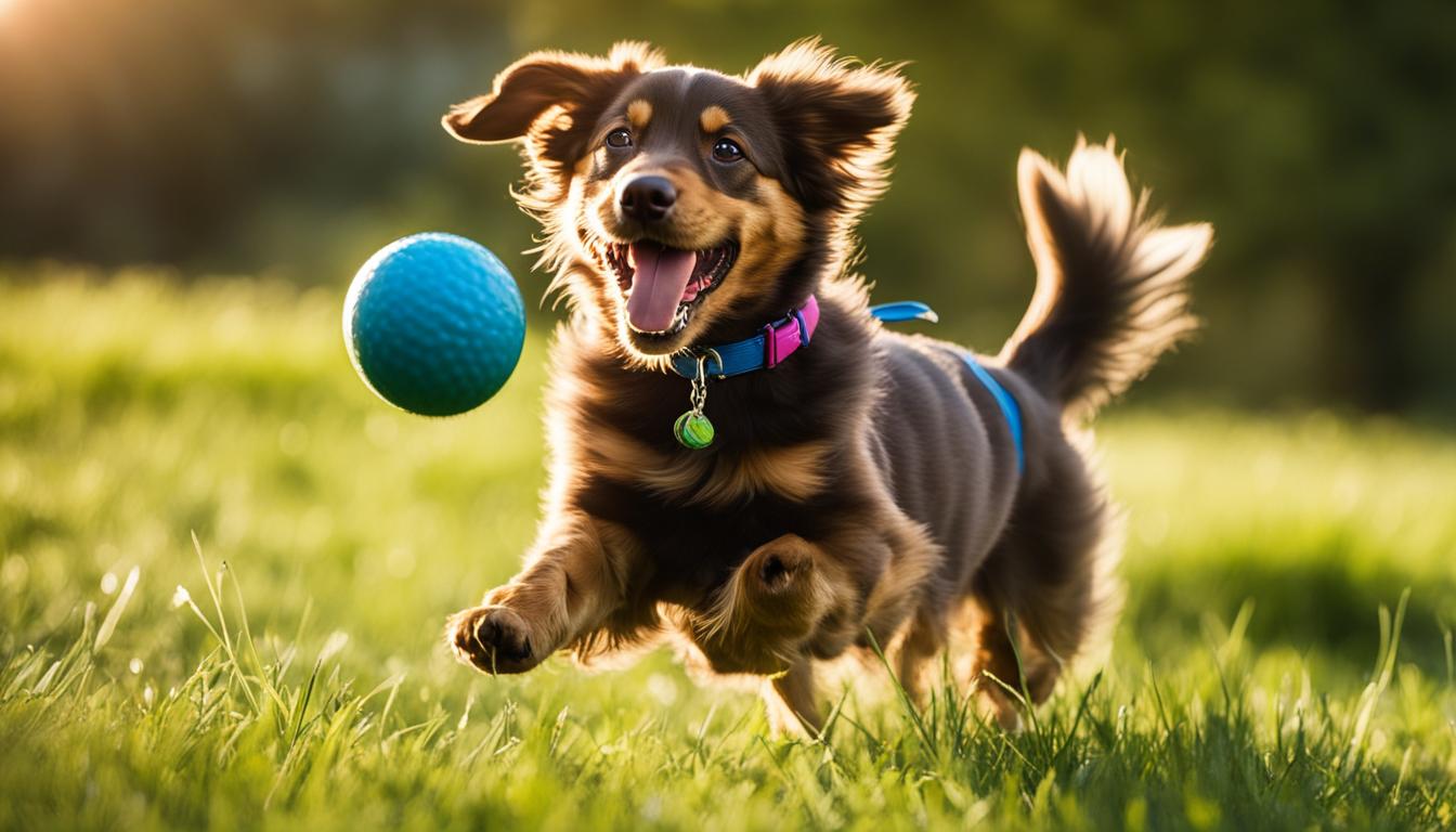 quite playful puppy