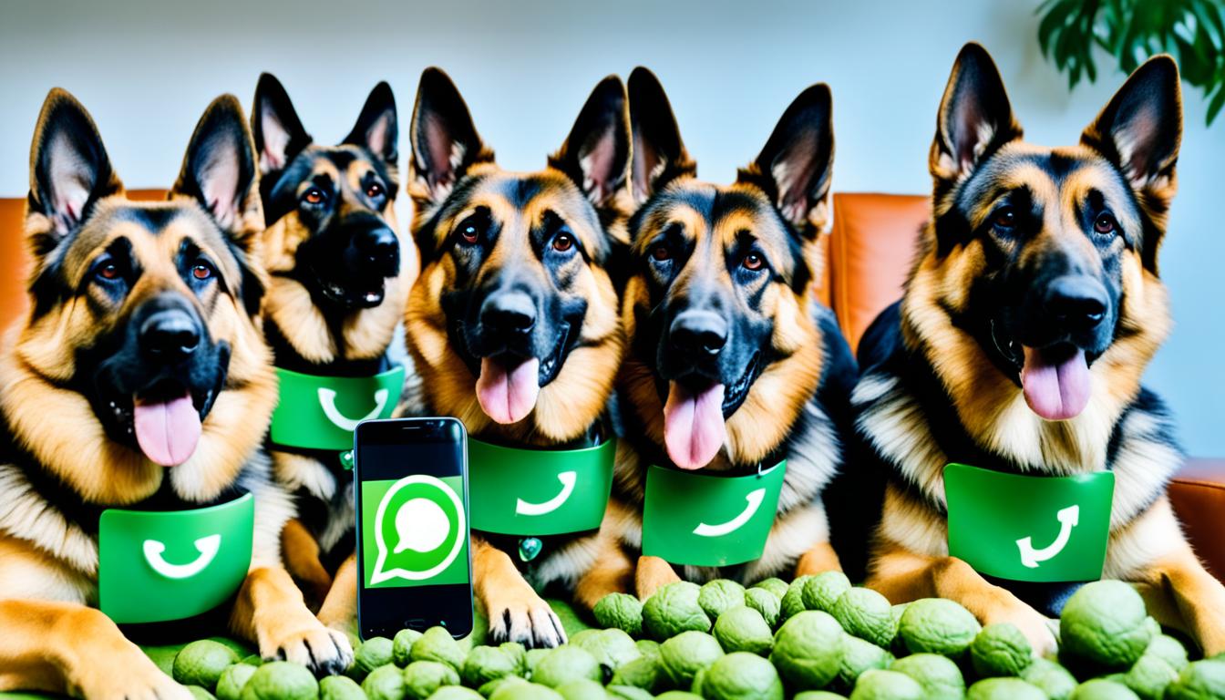 Are there active German Shepherd WhatsApp groups?