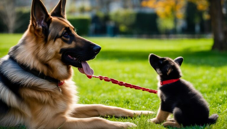 Behavior training for German Shepherd puppies - Managing puppy behavior.