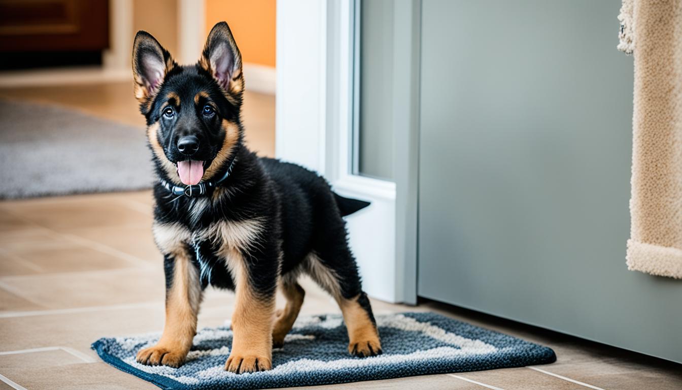 German Shepherd potty training - Tips for housebreaking German Shepherd puppies.