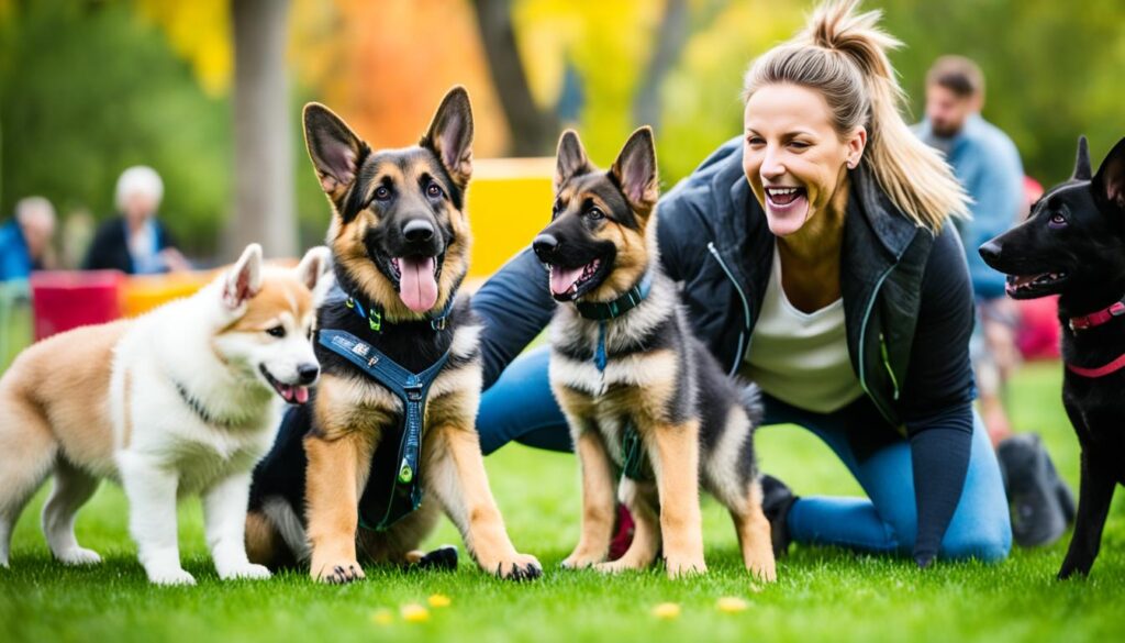 German Shepherd socialization