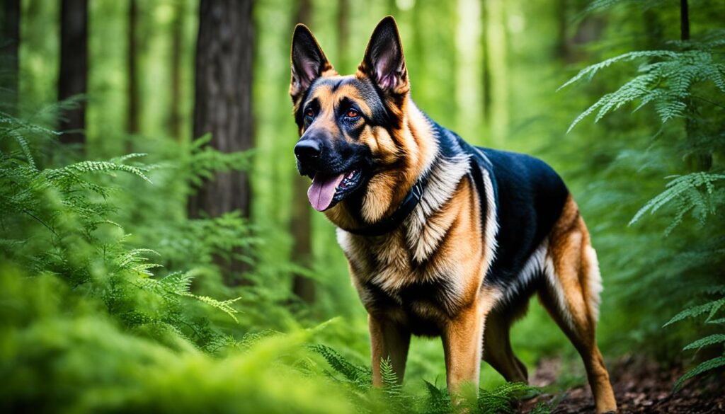 German Shepherd working dog