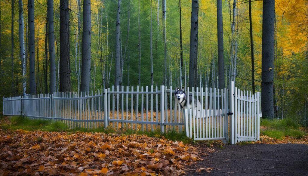 Husky Fence