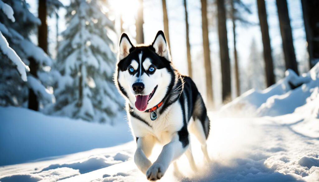 Siberian Husky exercise