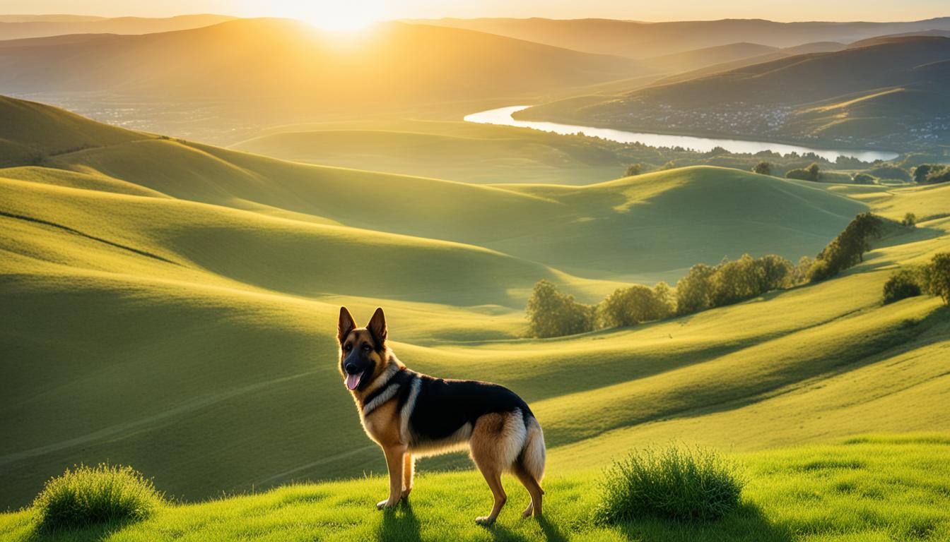 What is the natural habitat of a German Shepherd?