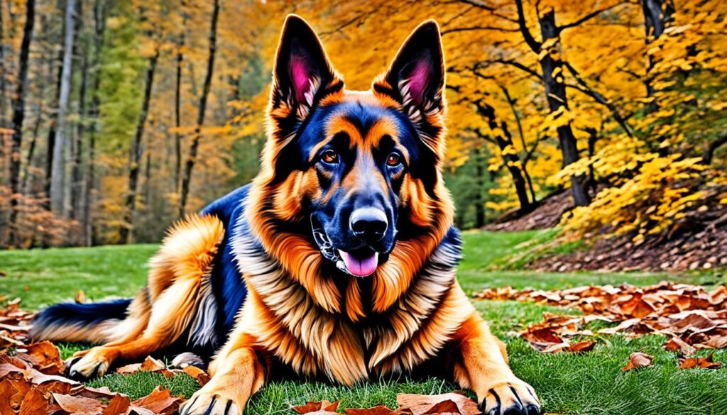 liver colored german shepherd