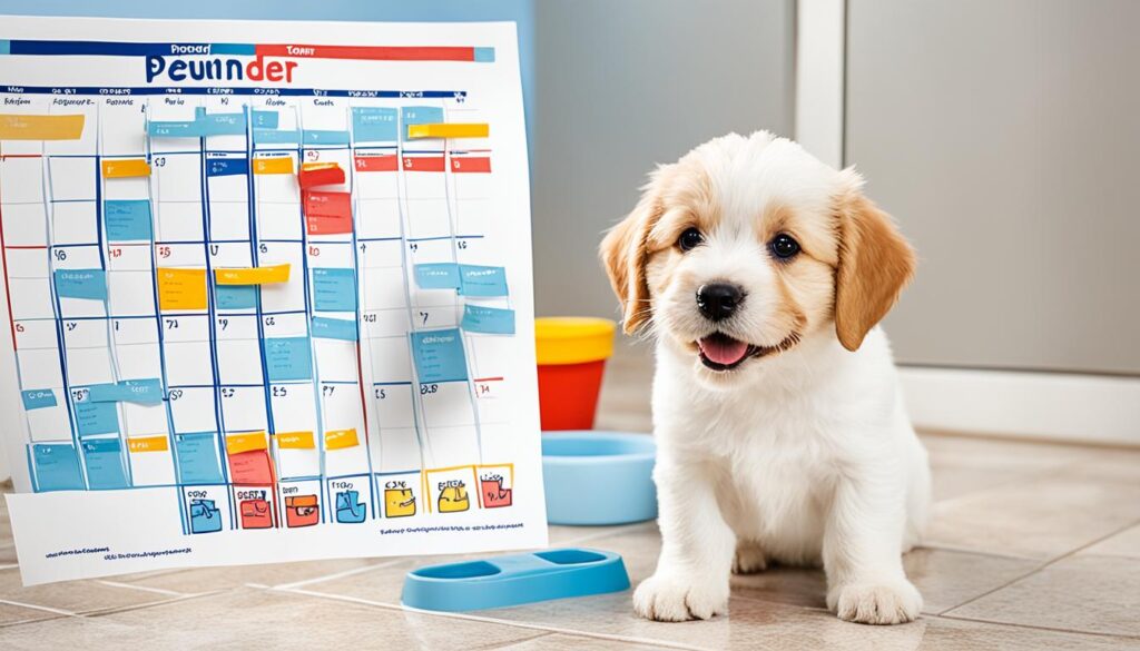 puppy housetraining schedule