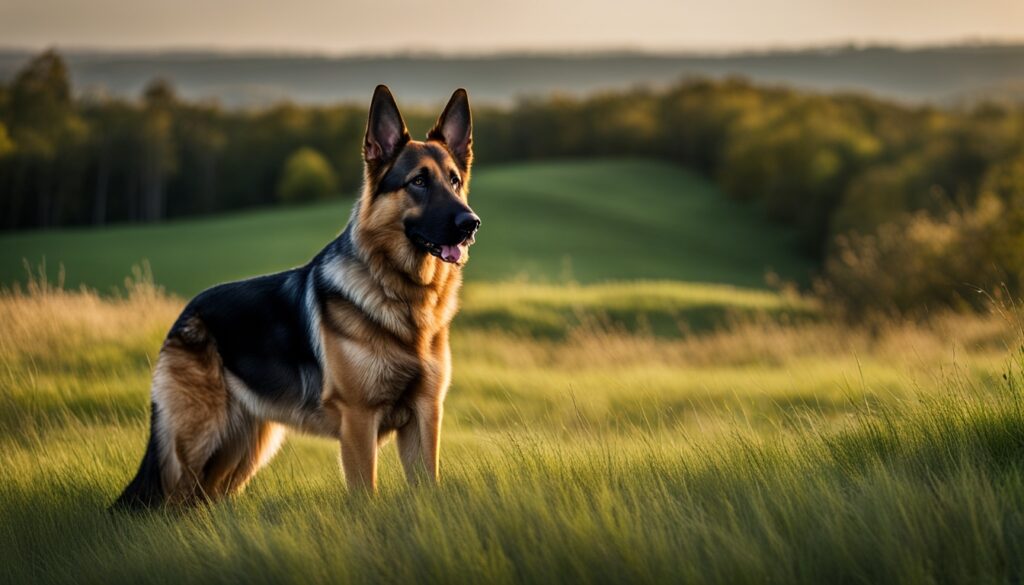 sable German Shepherd