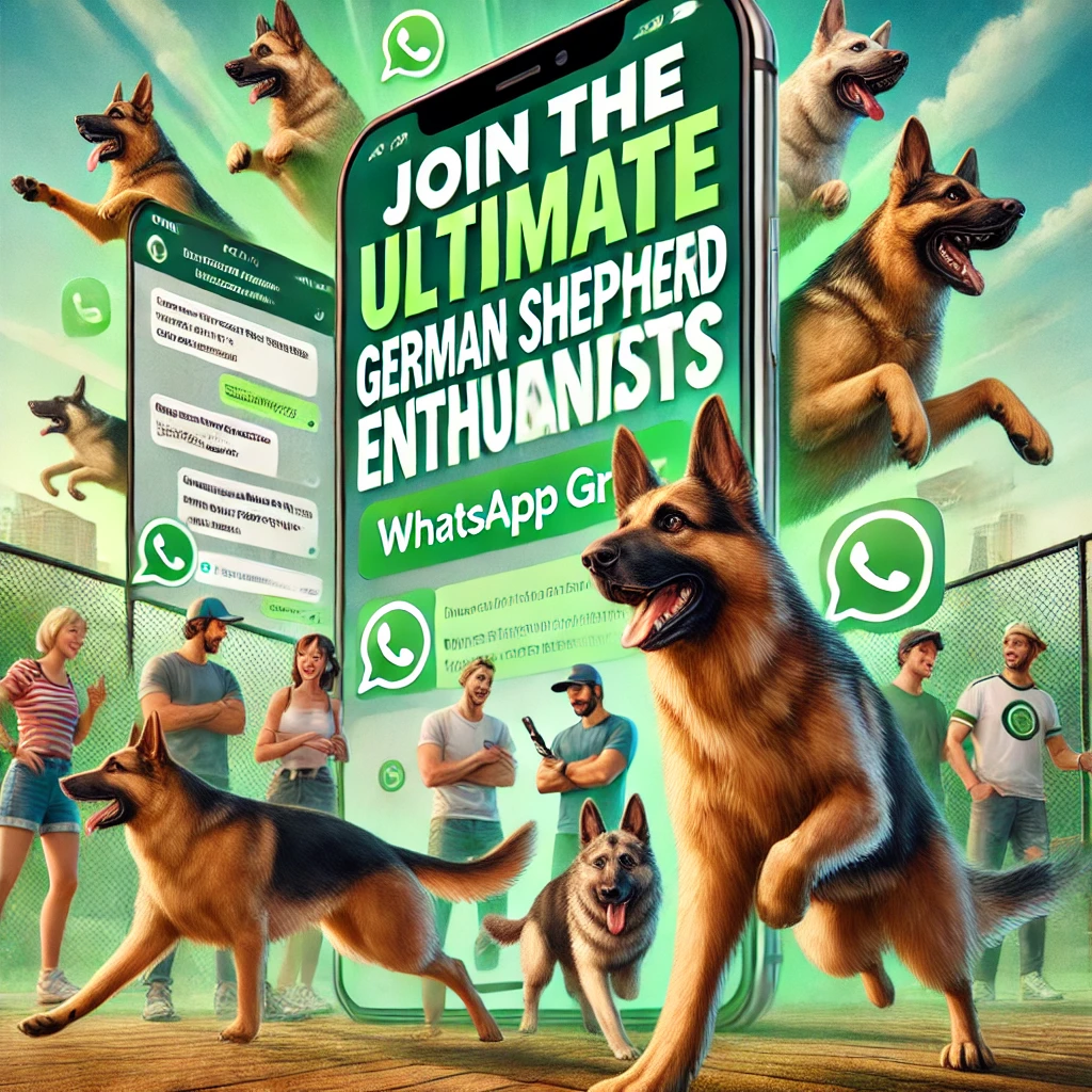 Join the Ultimate German Shepherd Enthusiasts WhatsApp Group