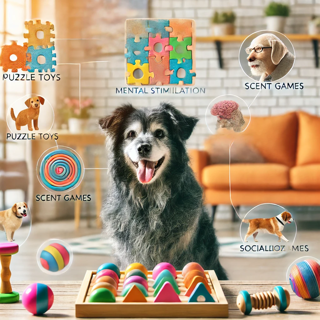 Mental Stimulation Activities for Senior Dogs