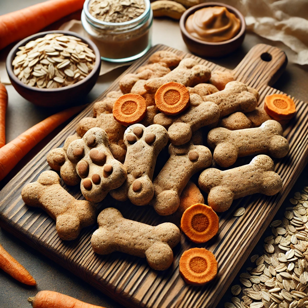  homemade dog treats made from natural ingredients