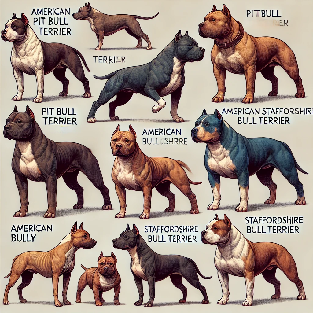 give me an image for [Types of Pitbulls ]