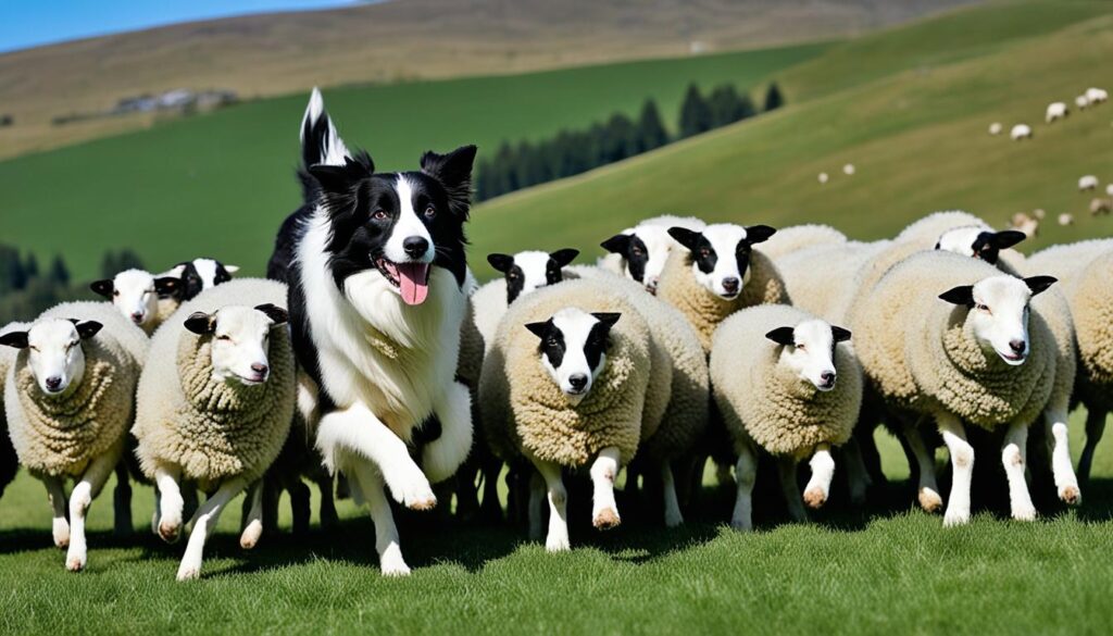 Dog herding techniques