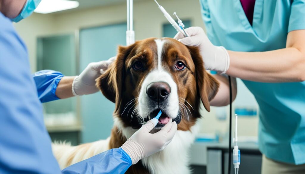 Dog immunization process