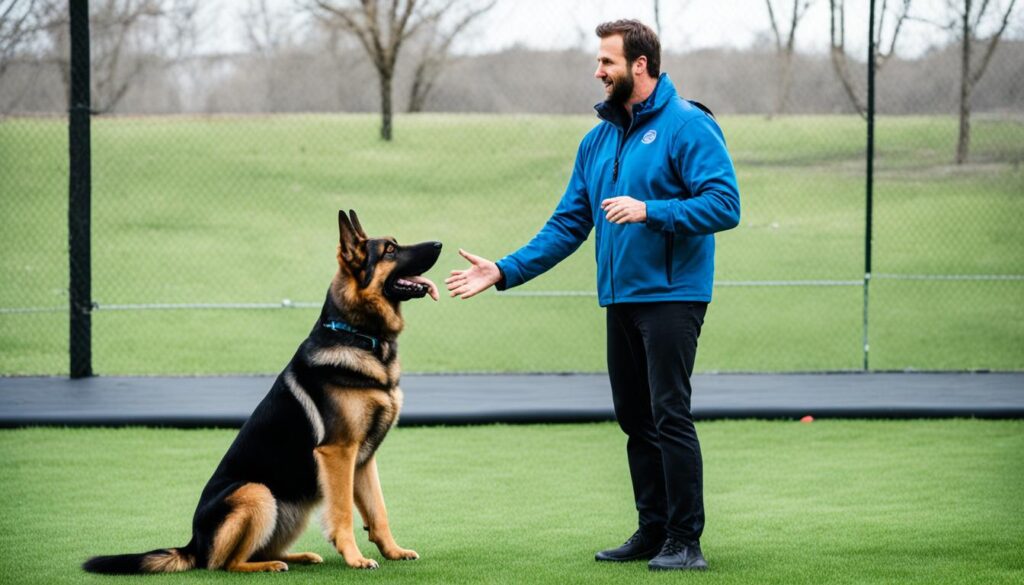 German Shepherd behavior training