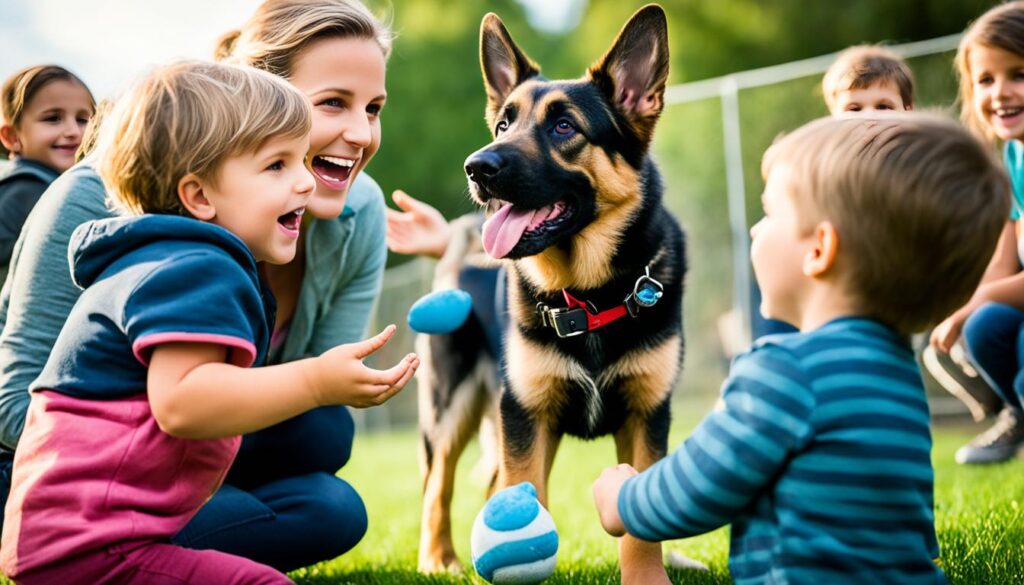 German Shepherd puppy socialization