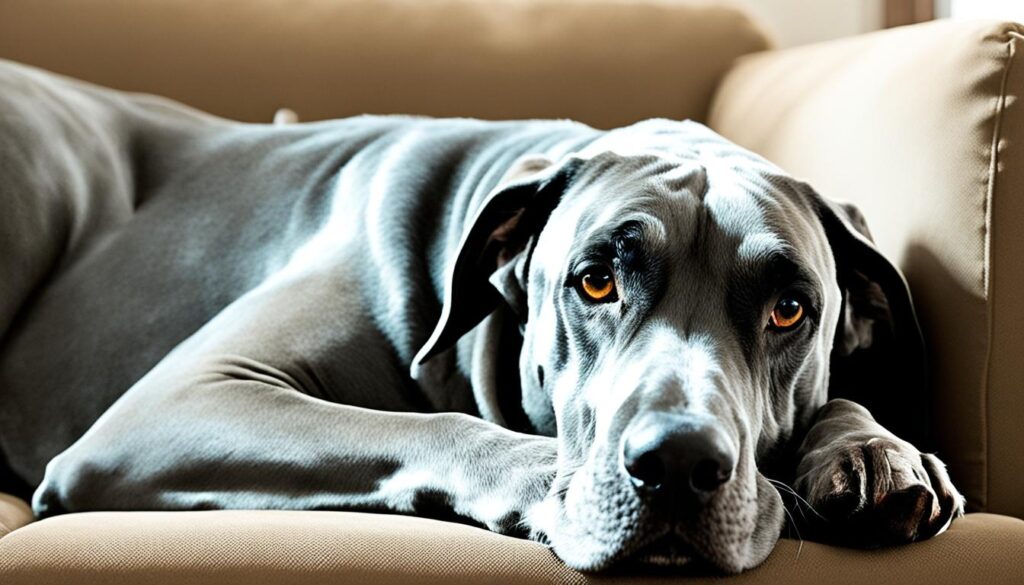 Great Dane as a calm large dog breed