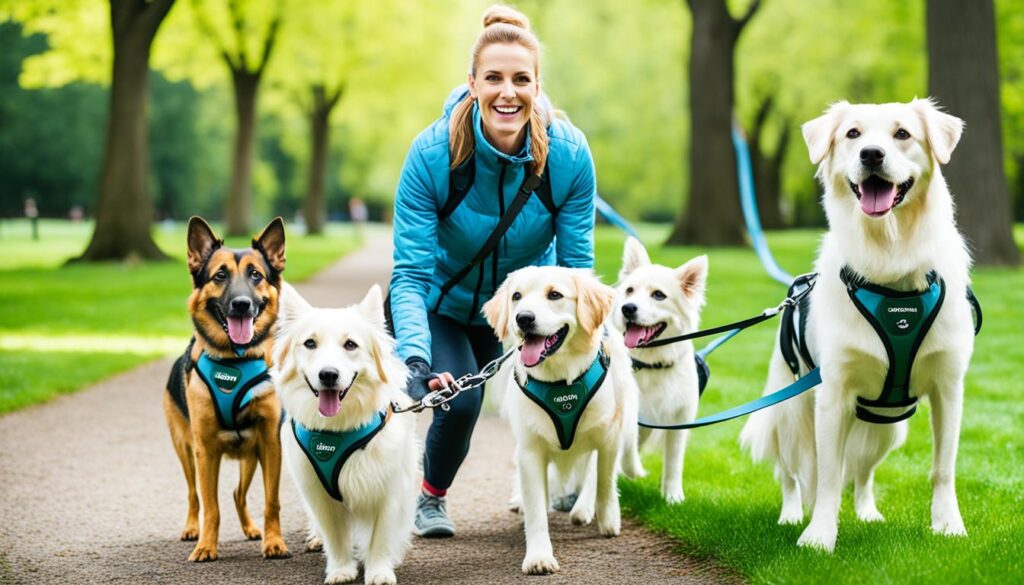 Professional dog walking services