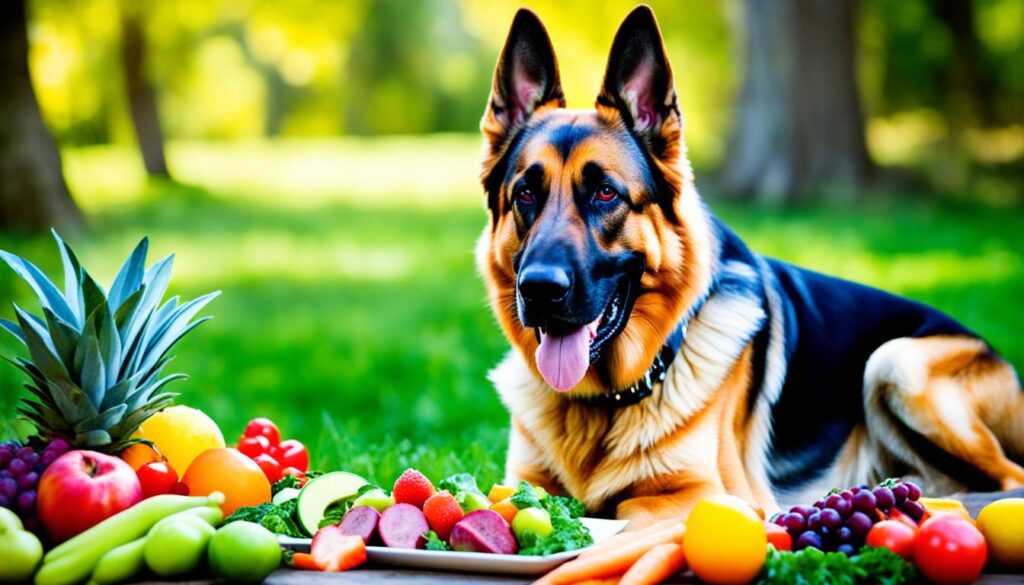 Raw food diet for German Shepherds