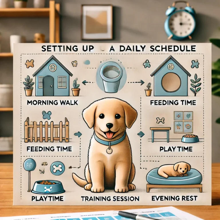 Puppy Schedule: Setting Up