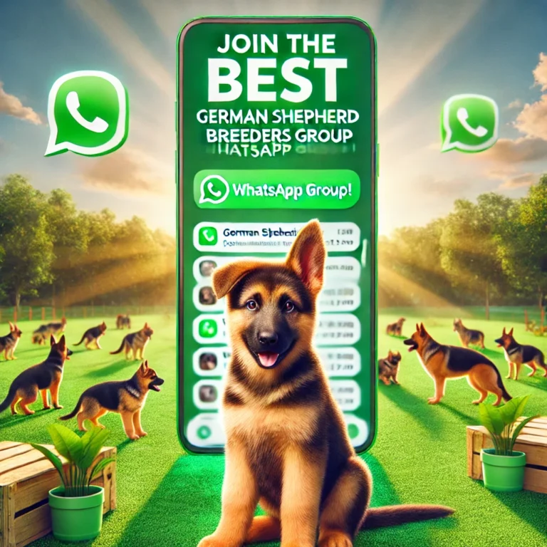 Join the Best German Shepherd Breeders WhatsApp Group Today!