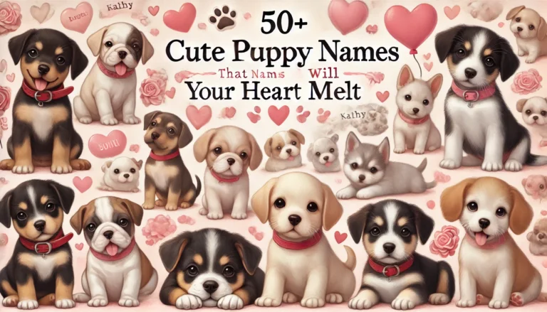 Cute Puppy Names That Will Make Your Heart Melt