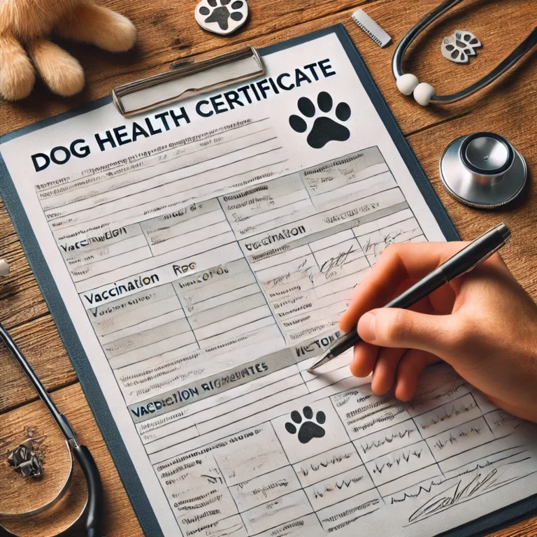 Dog Health Certificate